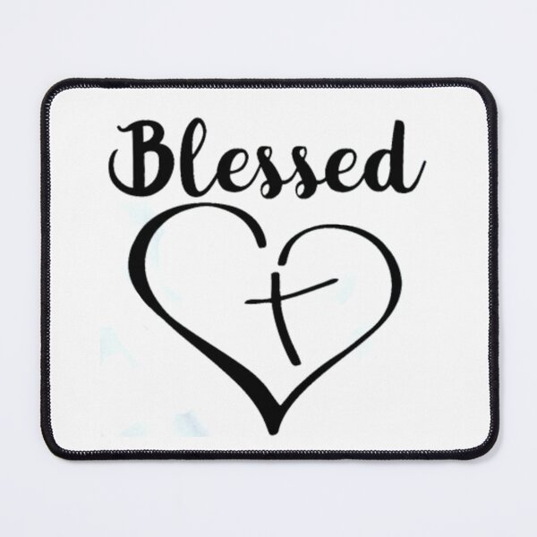 Item preview, Blessed Heart with Cross  designed and sold by Rowena Jones.