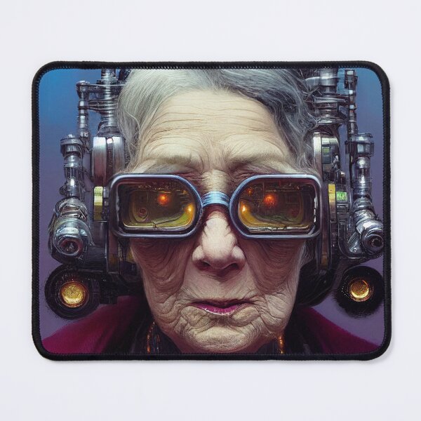 Item preview, Cyberpunk Grandma #4 designed and sold by Cyberpunk Grandma.