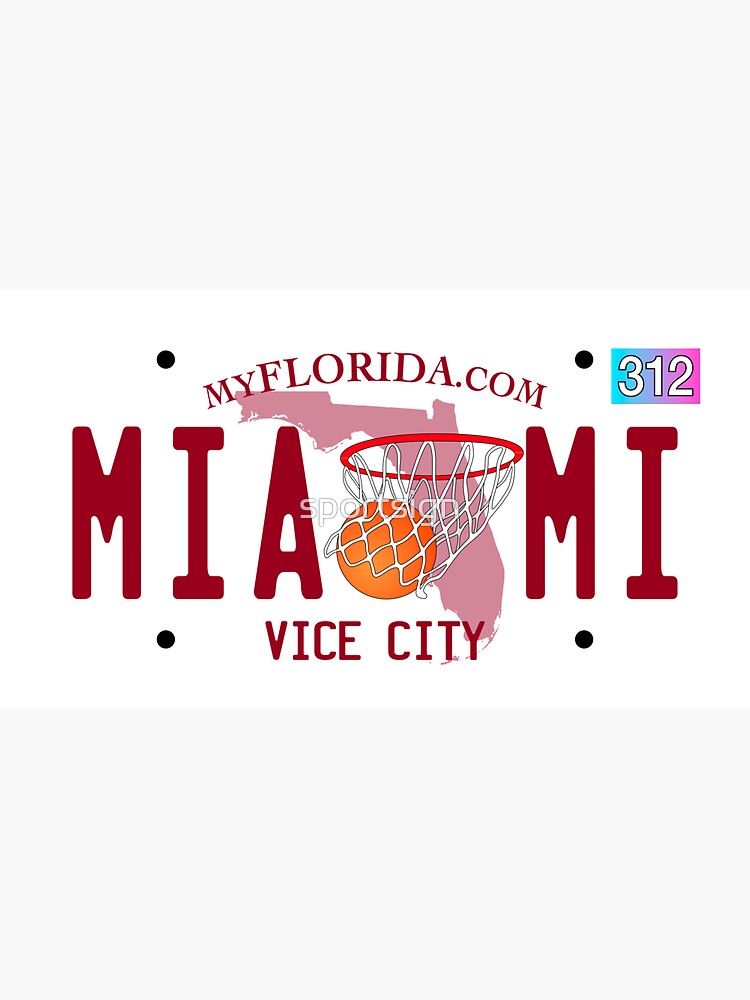 Miami Basketball - Miami Vice City Jersey by sportsign