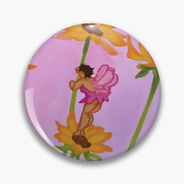 Item preview, Pink fairy pin  designed and sold by torsodoll.