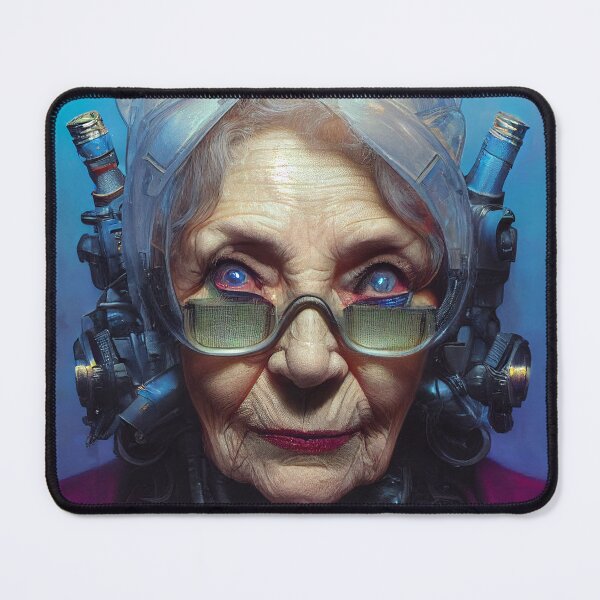 Item preview, Cyberpunk Grandma #1 designed and sold by Cyberpunk Grandma.