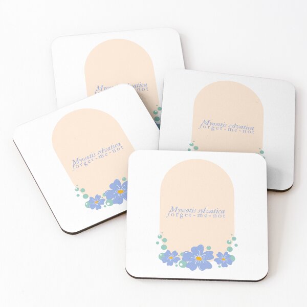 Item preview, myosotis sylvatica forget me not designed and sold by cottagecorococo.