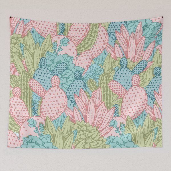 Item preview, Pastel Cacti Obsession designed and sold by cadinera.