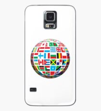 World, Flags of the Globe, Flags, Globe, Peace, Global Case/Skin for Samsung Galaxy