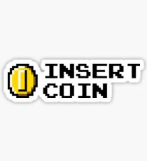 Insert Coin Sticker
