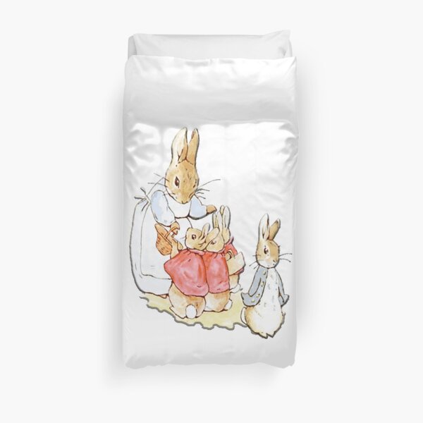 Nursery Characters. Peter Rabbit. Beatrix Potter. Duvet Cover