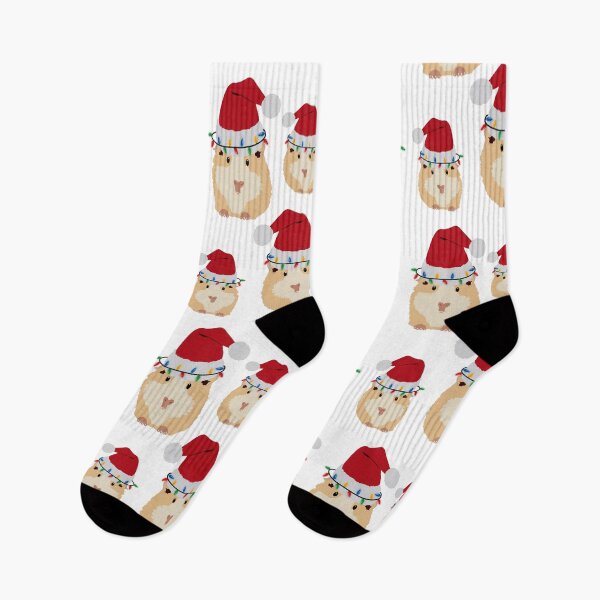 Item preview, Cute Christmas Hamster Funny Animal Santa Hat  designed and sold by idovedesign.