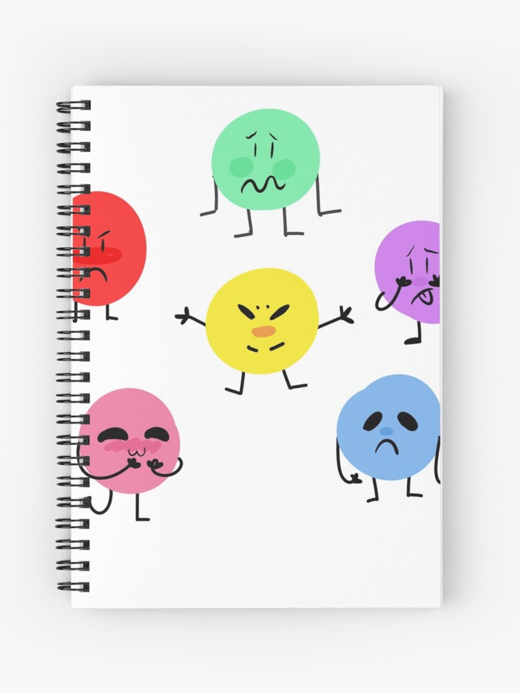 Cuaderno de espiral «Emociones» de 34pokemon | Redbubble