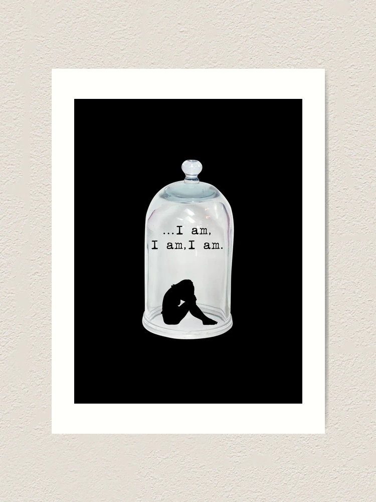 The Bell Jar Quote Sylvia Plath Art Print for Sale by aperte