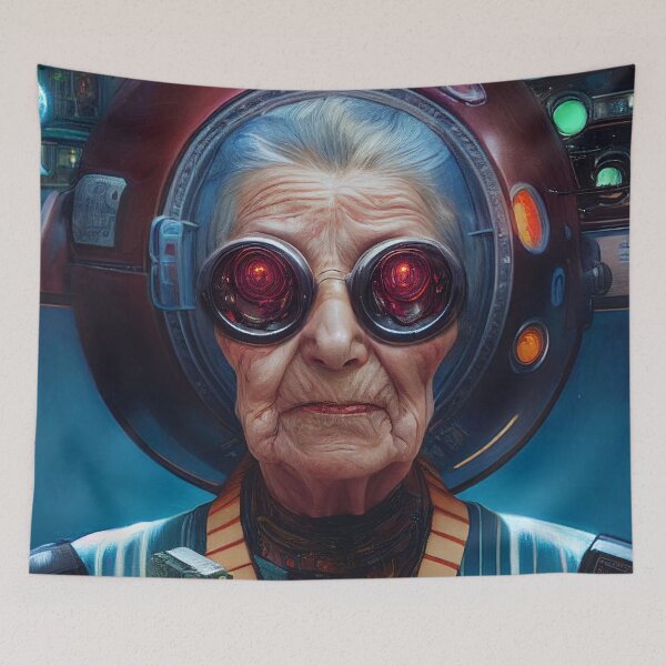 Item preview, Cyberpunk Grandma #2 designed and sold by Cyberpunk Grandma.