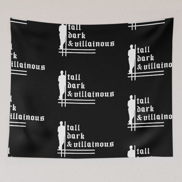Item preview, Tall, Dark and Villainous - Bookish - White designed and sold by StickEmUpp.