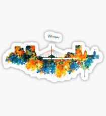 Winnipeg Skyline Sticker
