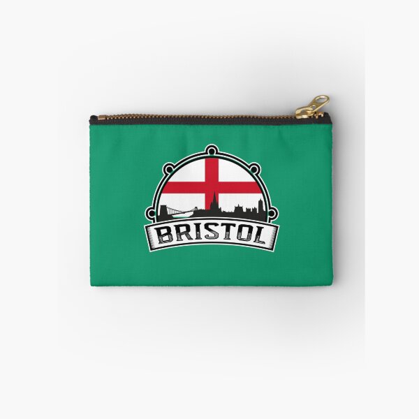 Item preview, Bristol England skyline travel souvenir England flag   designed and sold by IsWhatIGot.