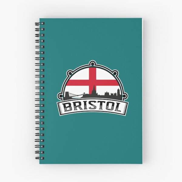 Item preview, Bristol England skyline travel souvenir England flag   designed and sold by IsWhatIGot.