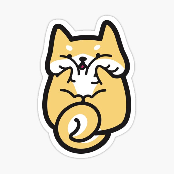 Aperçu de l'œuvre Visage spongieux Shiba Inu créée et vendue par Bountiful Bean.