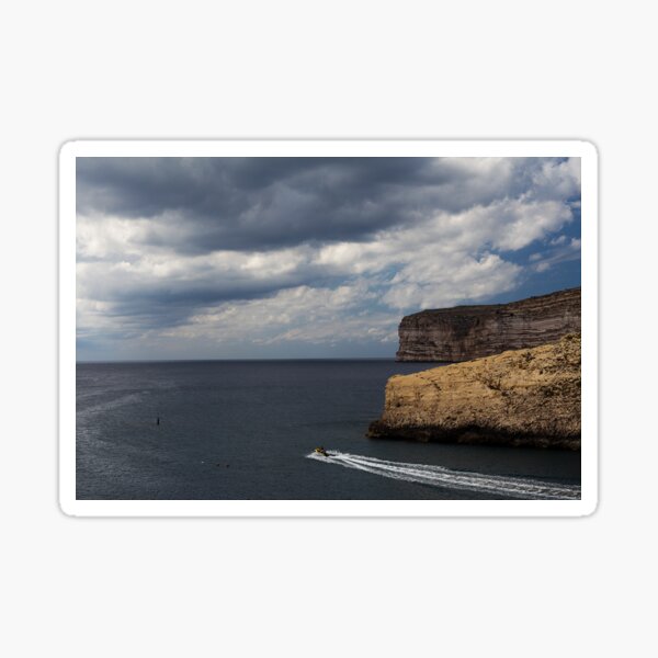 Storm Approaching Gozo Sticker