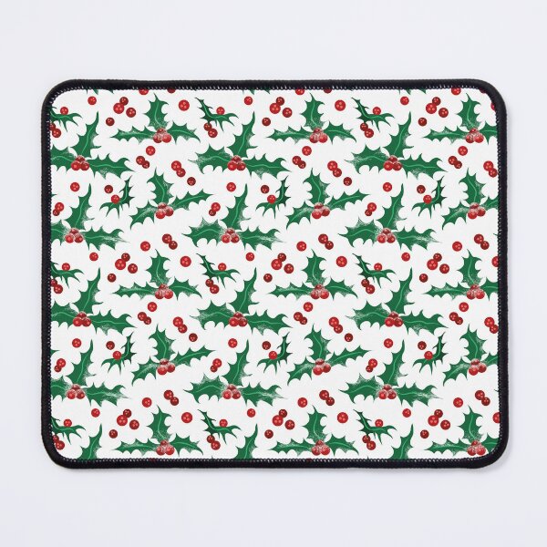 Item preview, Frosty Holly and Berries [WHITE] Pattern designed and sold by Daniel Bevis Design.