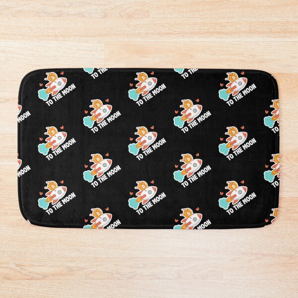 Item preview, Cute to the Moon Bitcoin Rocket Ship designed and sold by mkzmerch.