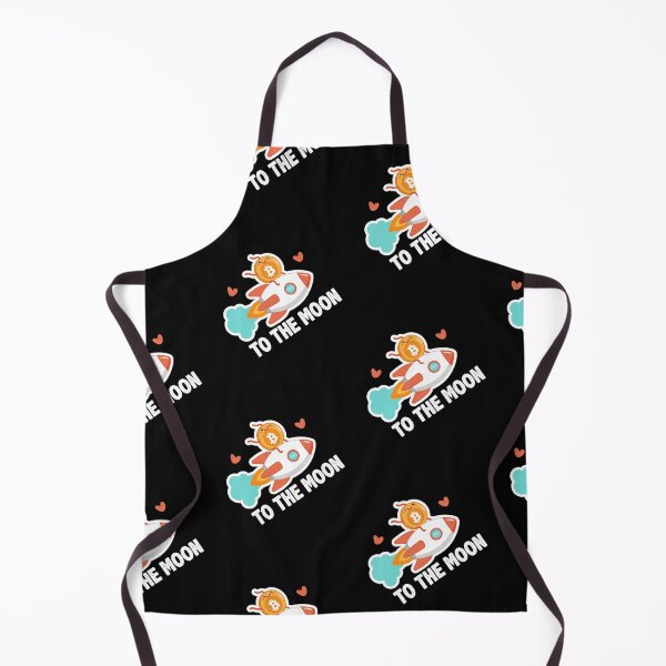 Item preview, Cute to the Moon Bitcoin Rocket Ship designed and sold by mkzmerch.