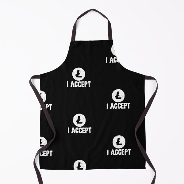 Item preview, Litecoin I Accept Cryptocurrency designed and sold by mkzmerch.
