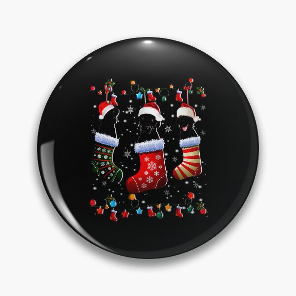 Item preview, Black Lab Labrador Christmas Socks Funny Xmas Pajama Dog Tee Gift Love designed and sold by BargerStore.
