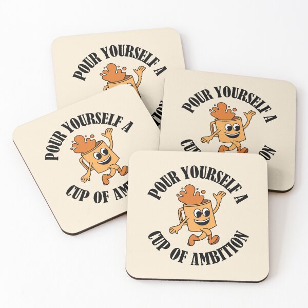 Item preview, Groovy Cute Coffee Mug Pour Yourself a Cup of Ambition designed and sold by bolimj.