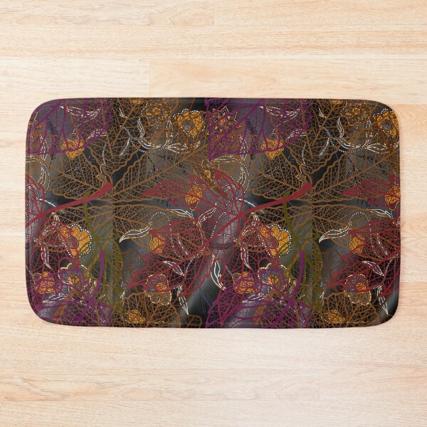 Item preview, Autumn Equinox - Autumn Foliage Black Satin Impression designed and sold by ttsayt1earth.