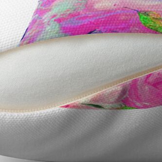 Alternate view of Humming birds Throw Pillow