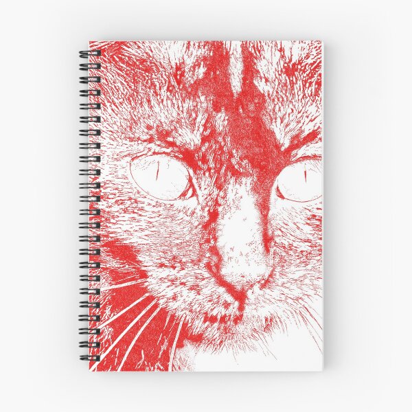 Item preview, Fluffy's eyes drawing, red and white designed and sold by dnparker.