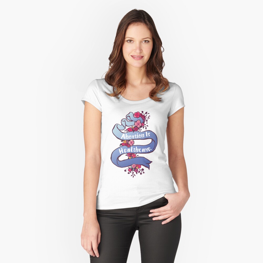 Item preview, Fitted Scoop T-Shirt designed and sold by fabfeminist.
