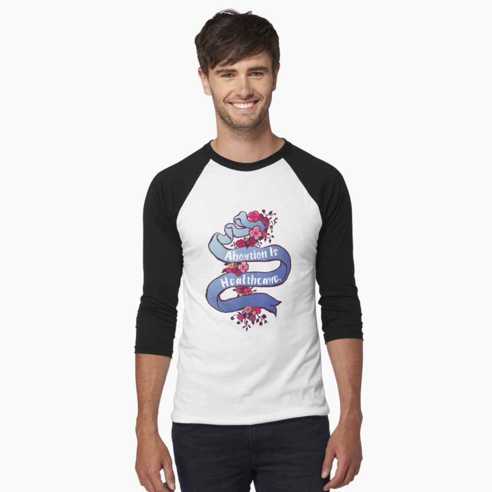 Item preview, Baseball ¾ Sleeve T-Shirt designed and sold by fabfeminist.