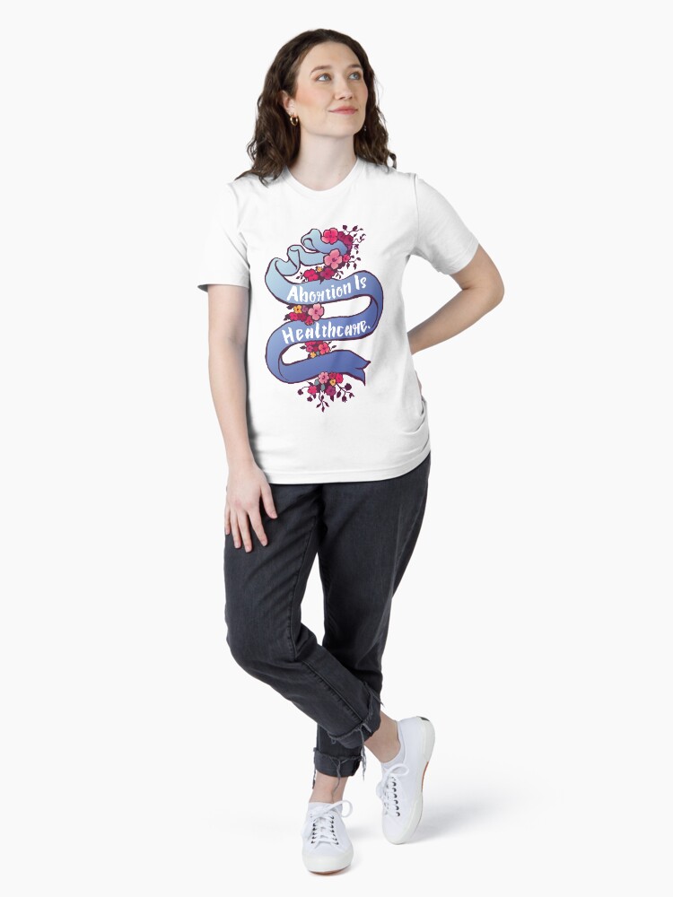 Thumbnail 4 of 7, Essential T-Shirt, Abortion Is Healthcare designed and sold by fabfeminist.