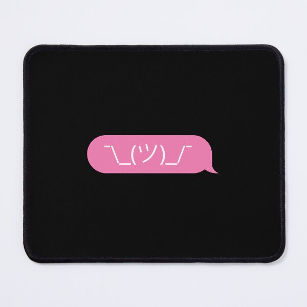Item preview, Shrug Emoji Pink Text Bubble designed and sold by OldDannyBrown.