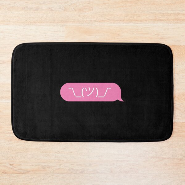 Item preview, Shrug Emoji Pink Text Bubble designed and sold by OldDannyBrown.