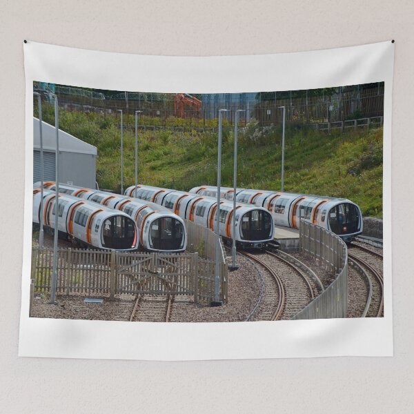 Item preview, New Stadler Glasgow subway trains at Broomloan depot designed and sold by Random Railways.