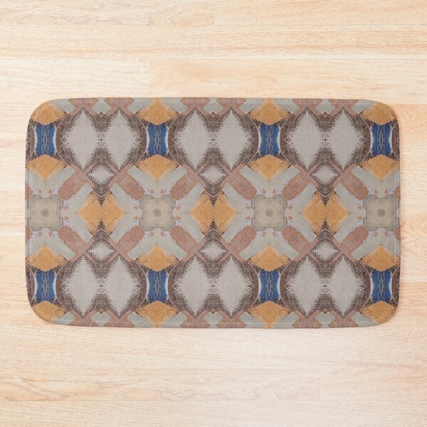 Item preview,  Butterfly Tribe Orange and Blue  by Jenny Meehan 2 designed and sold by Jenny Meehan Art Prints and Patterns  .