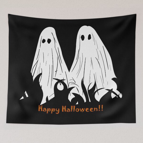 Item preview, HALLOWEEN FLOATING GHOSTS designed and sold by dennaibz.