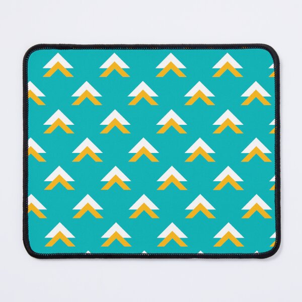 Item preview, Geometric Abstract Triangles Teal designed and sold by Rainbows Galore.