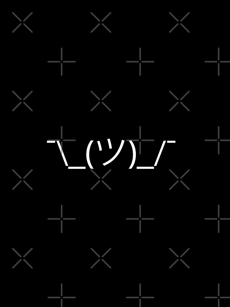 "Shrug Emoji " Poster for Sale by OldDannyBrown Redbubble