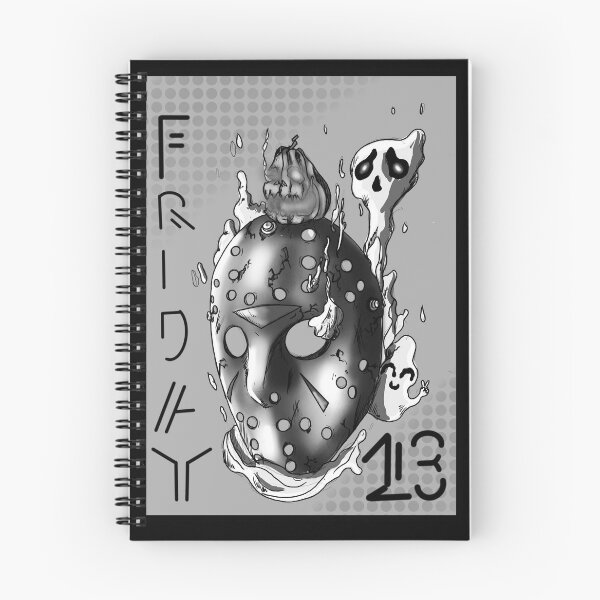 Item preview, Black & White Friday The 13th Spooky Mask designed and sold by TintaDeLobos.