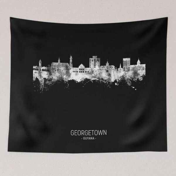 Item preview, Georgetown Guyana Skyline designed and sold by ArtPrints.
