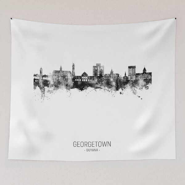 Item preview, Georgetown Guyana Skyline designed and sold by ArtPrints.