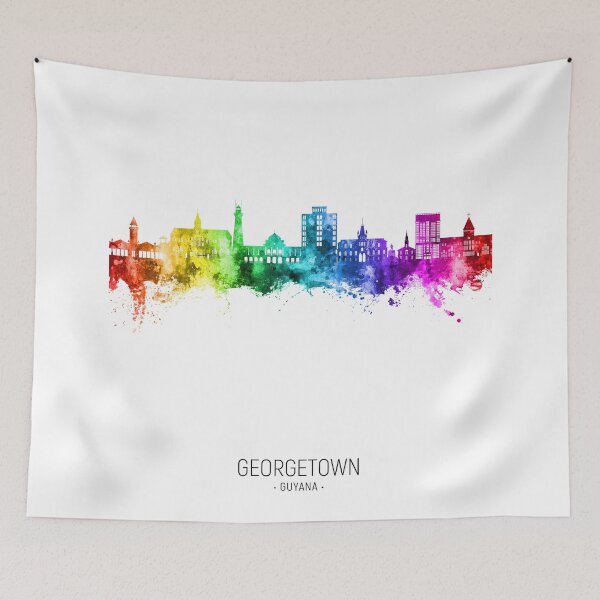 Item preview, Georgetown Guyana Skyline designed and sold by ArtPrints.