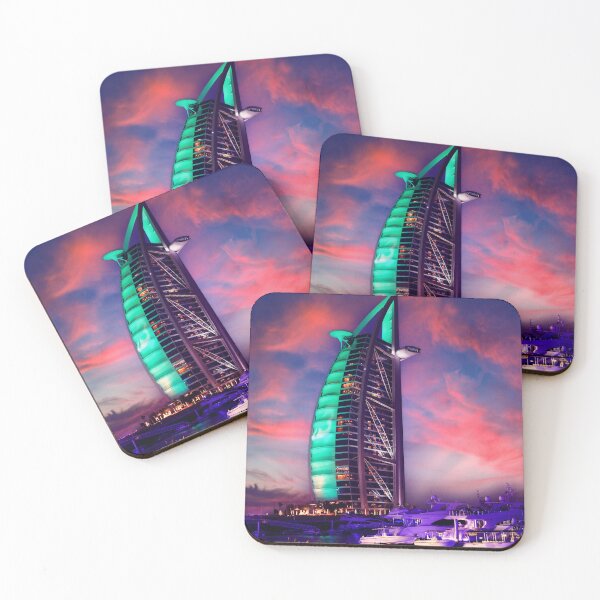Item preview, Luxury hotel in Dubai at night designed and sold by Jürgen Wiesler.