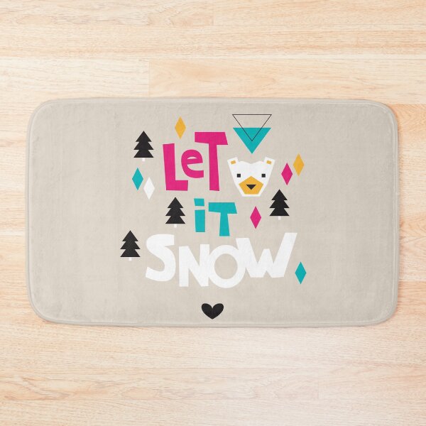 Item preview, Let It Snow - Geometric Polar Bear designed and sold by Rainbows Galore.