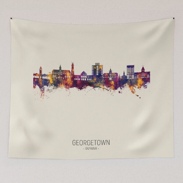 Item preview, Georgetown Guyana Skyline designed and sold by ArtPrints.