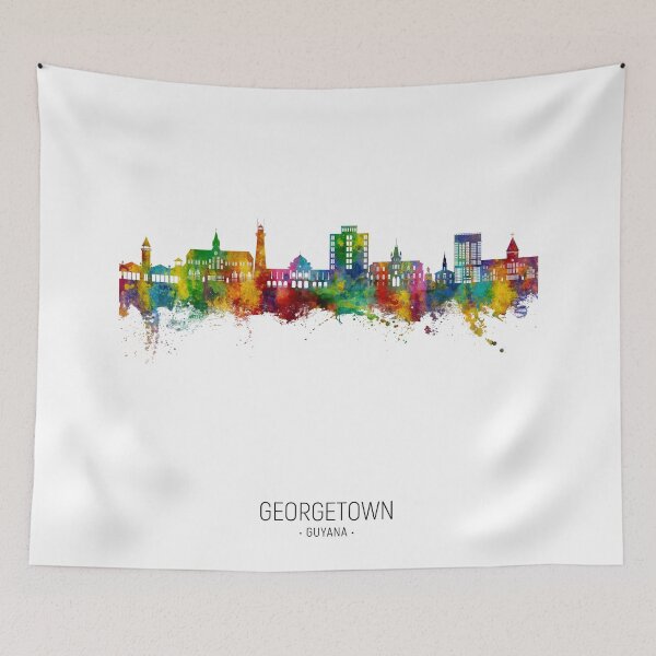 Item preview, Georgetown Guyana Skyline designed and sold by ArtPrints.