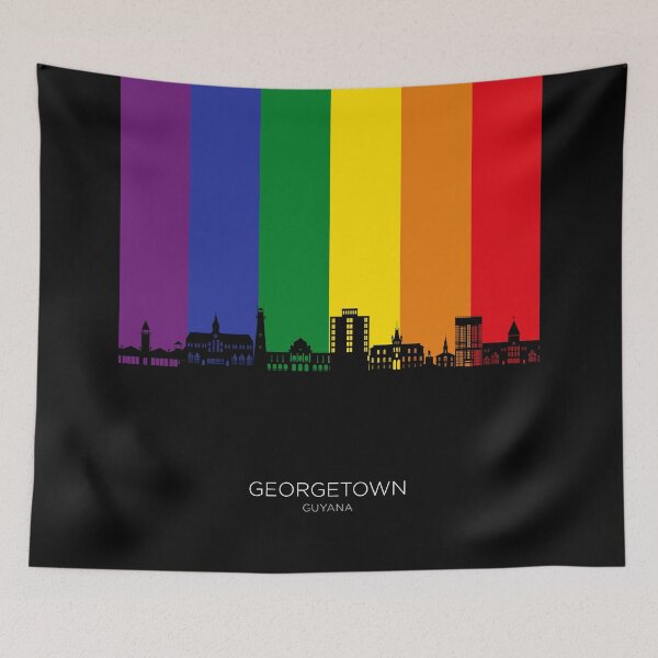 Item preview, Georgetown Guyana Skyline designed and sold by ArtPrints.