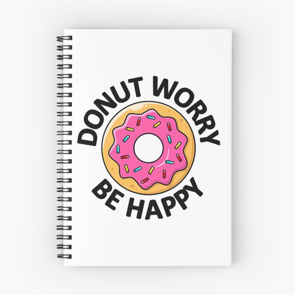 Item preview, Donut Worry Be Happy Funny Doughnut designed and sold by Earthshaker-art.