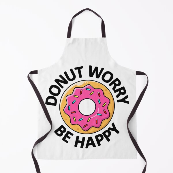 Item preview, Donut Worry Be Happy Funny Doughnut designed and sold by Earthshaker-art.